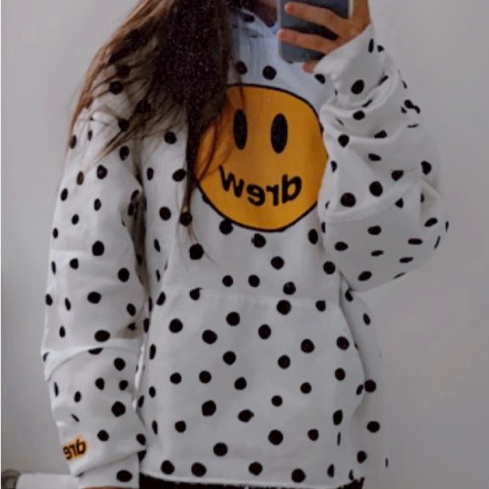 DREW HOUSE MASCOT DECONSTRUCTED HOODIE POLKA DOT